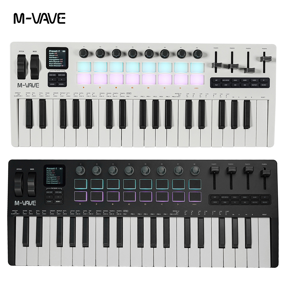 Controlador de Teclado MIDI M- - Midi Controller Pad avaliação e preço
